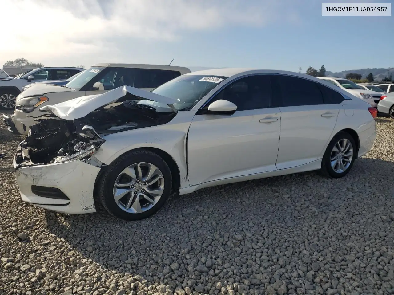 1HGCV1F11JA054957 2018 Honda Accord Lx