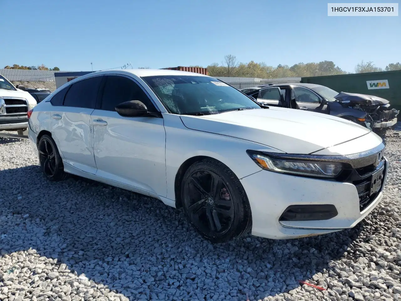 1HGCV1F3XJA153701 2018 Honda Accord Sport