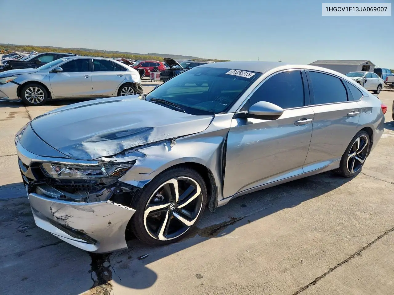 1HGCV1F13JA069007 2018 Honda Accord Lx