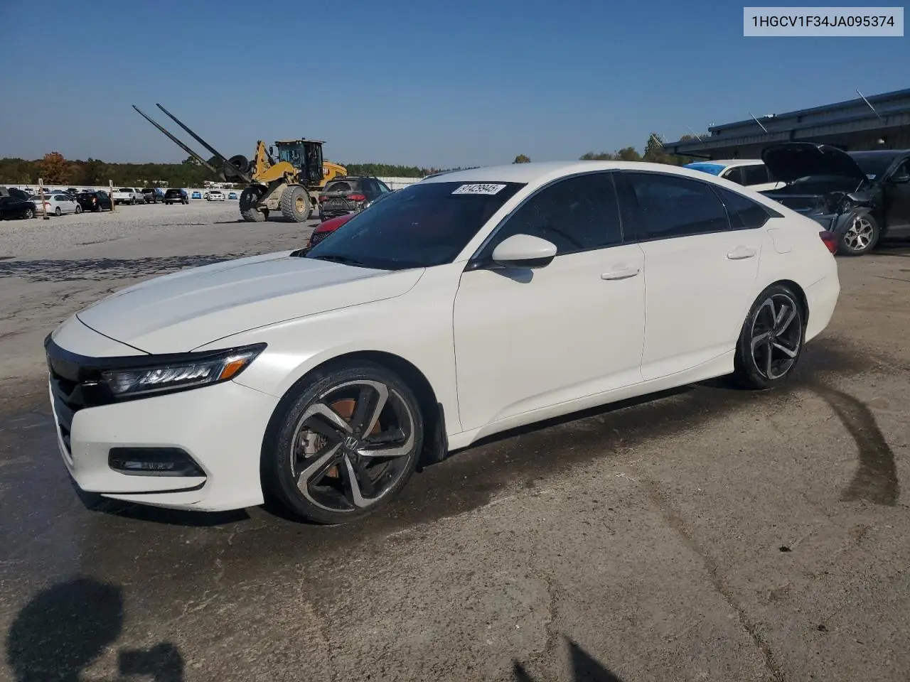 1HGCV1F34JA095374 2018 Honda Accord Sport