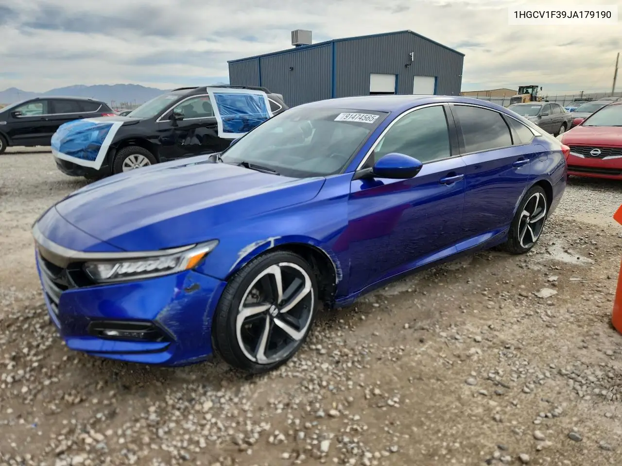 1HGCV1F39JA179190 2018 Honda Accord Sport