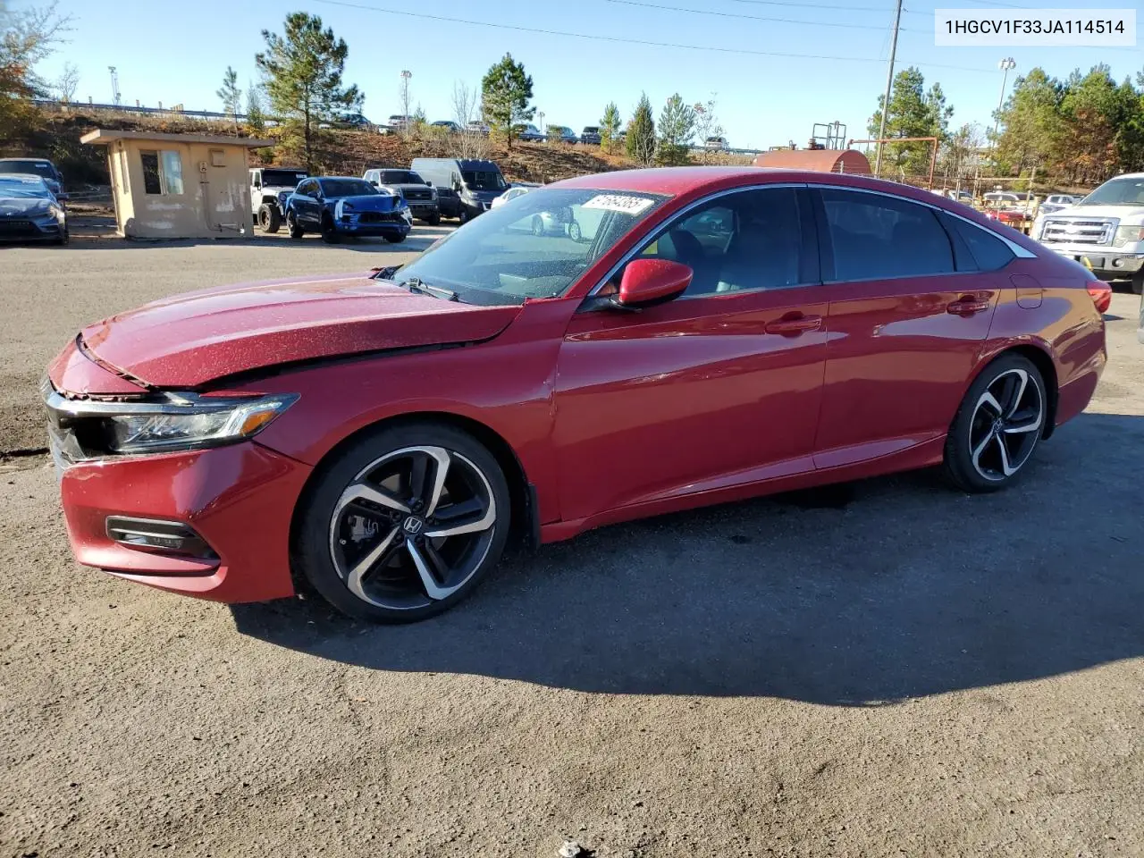 1HGCV1F33JA114514 2018 Honda Accord Sport