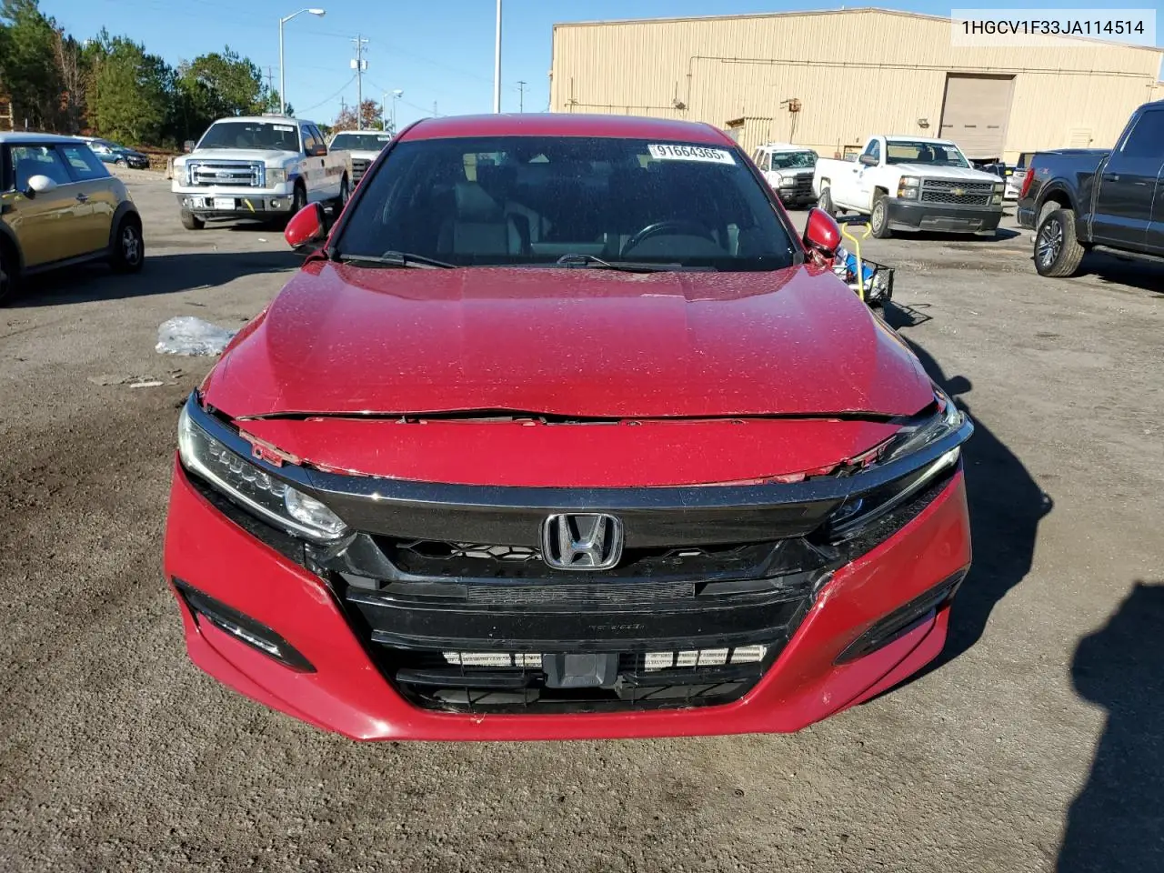 1HGCV1F33JA114514 2018 Honda Accord Sport