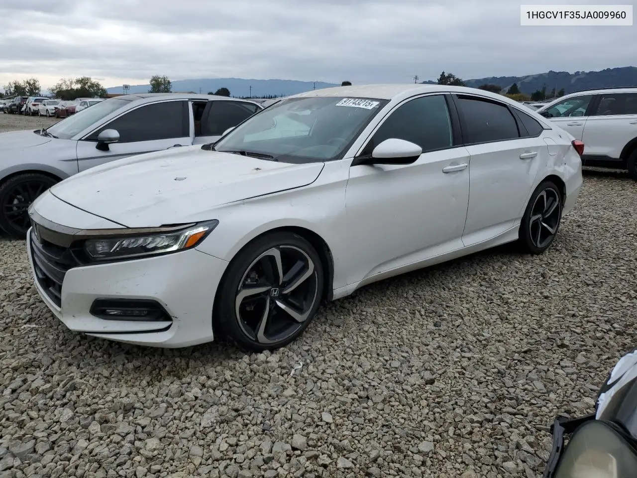 1HGCV1F35JA009960 2018 Honda Accord Sport