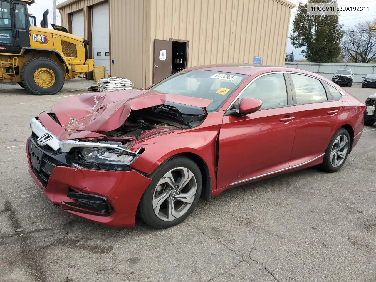 1HGCV1F53JA192311 2018 Honda Accord Exl