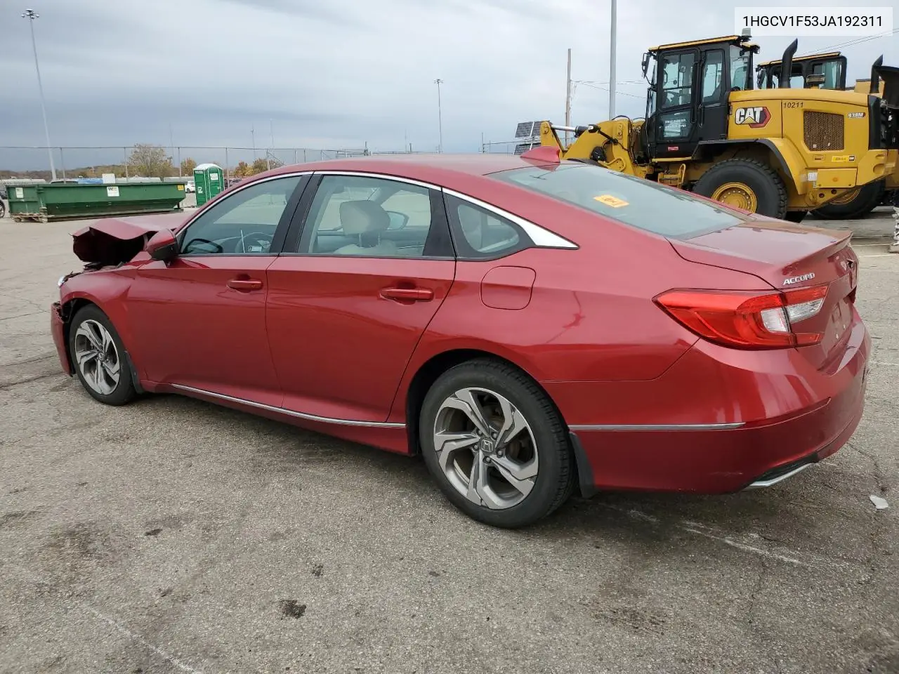 1HGCV1F53JA192311 2018 Honda Accord Exl