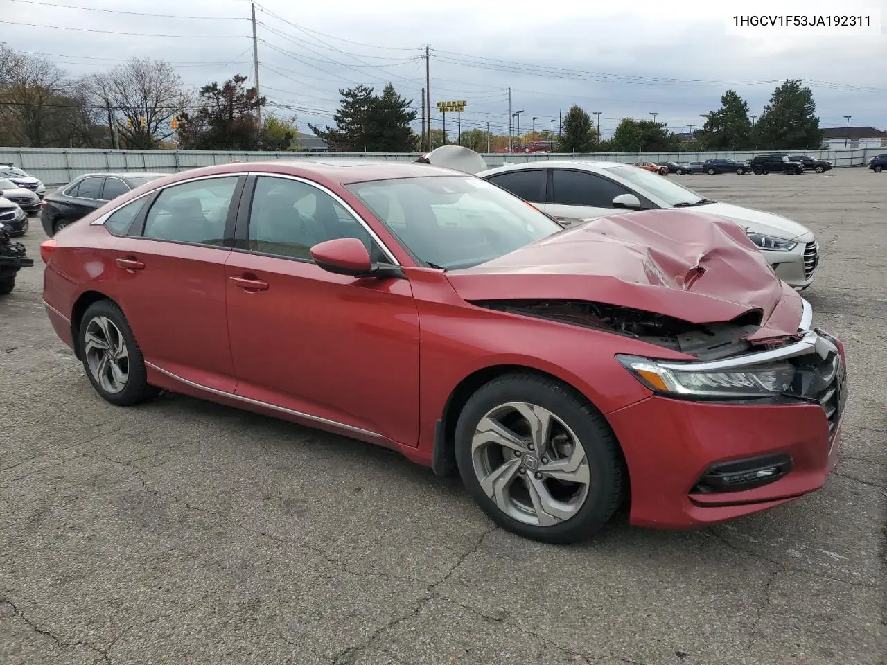 1HGCV1F53JA192311 2018 Honda Accord Exl