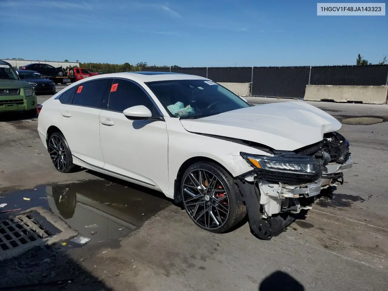 1HGCV1F48JA143323 2018 Honda Accord Ex