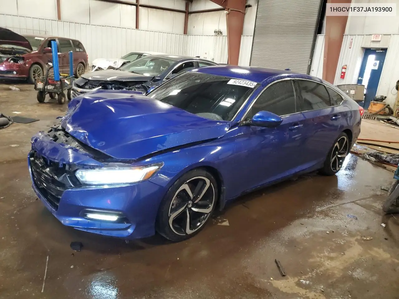 1HGCV1F37JA193900 2018 Honda Accord Sport