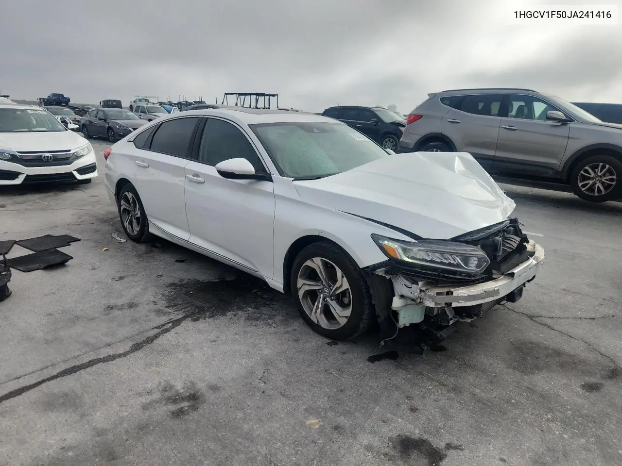 1HGCV1F50JA241416 2018 Honda Accord Exl