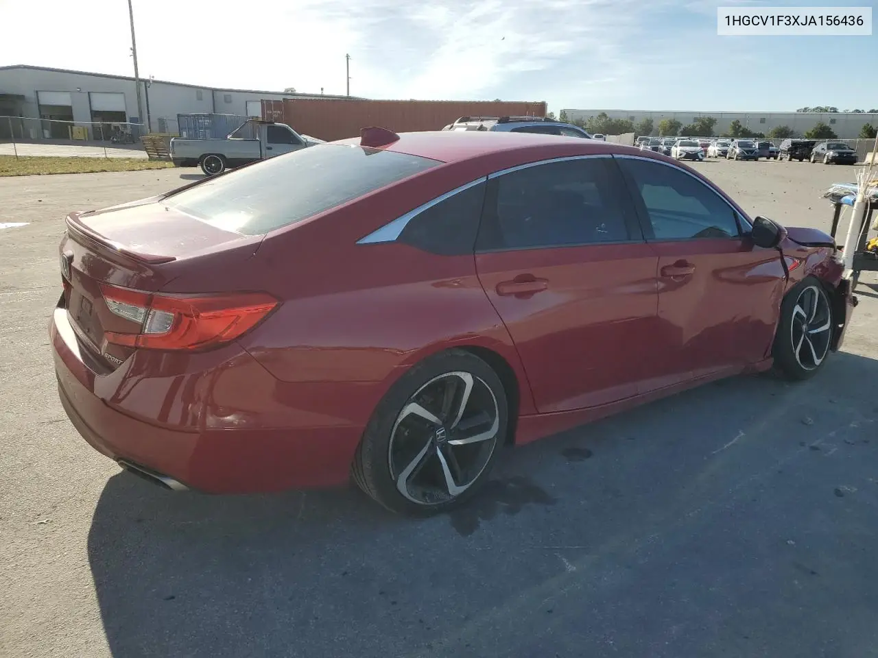 1HGCV1F3XJA156436 2018 Honda Accord Sport