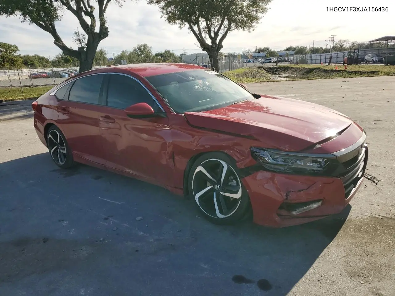 1HGCV1F3XJA156436 2018 Honda Accord Sport
