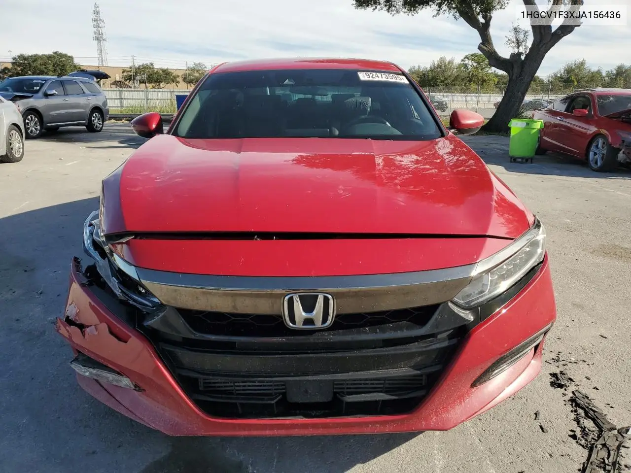 1HGCV1F3XJA156436 2018 Honda Accord Sport