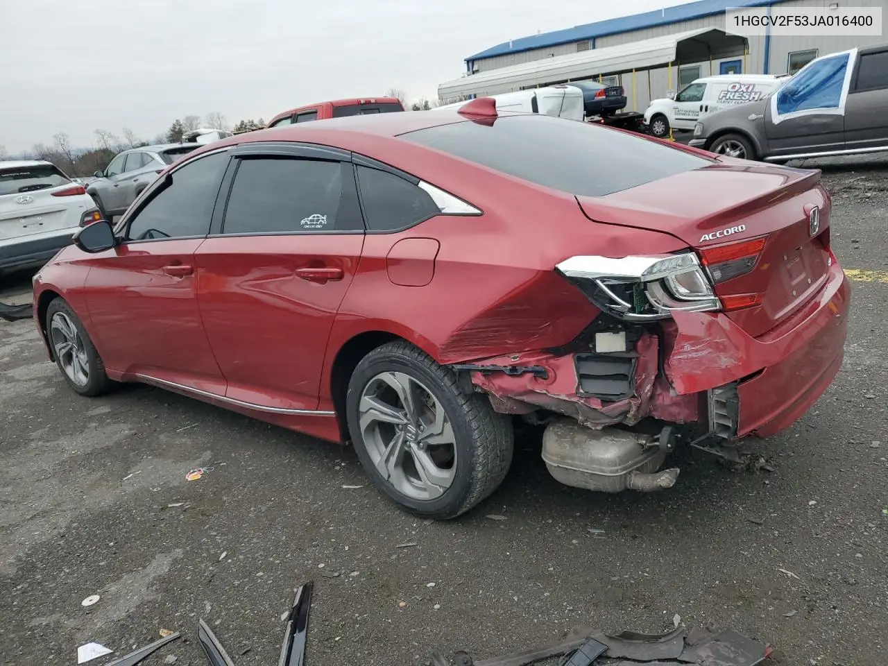 1HGCV2F53JA016400 2018 Honda Accord Exl