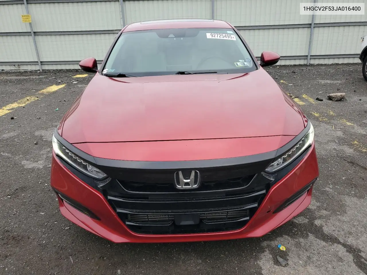 1HGCV2F53JA016400 2018 Honda Accord Exl