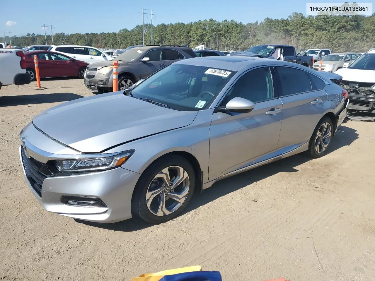 1HGCV1F40JA138861 2018 Honda Accord Ex