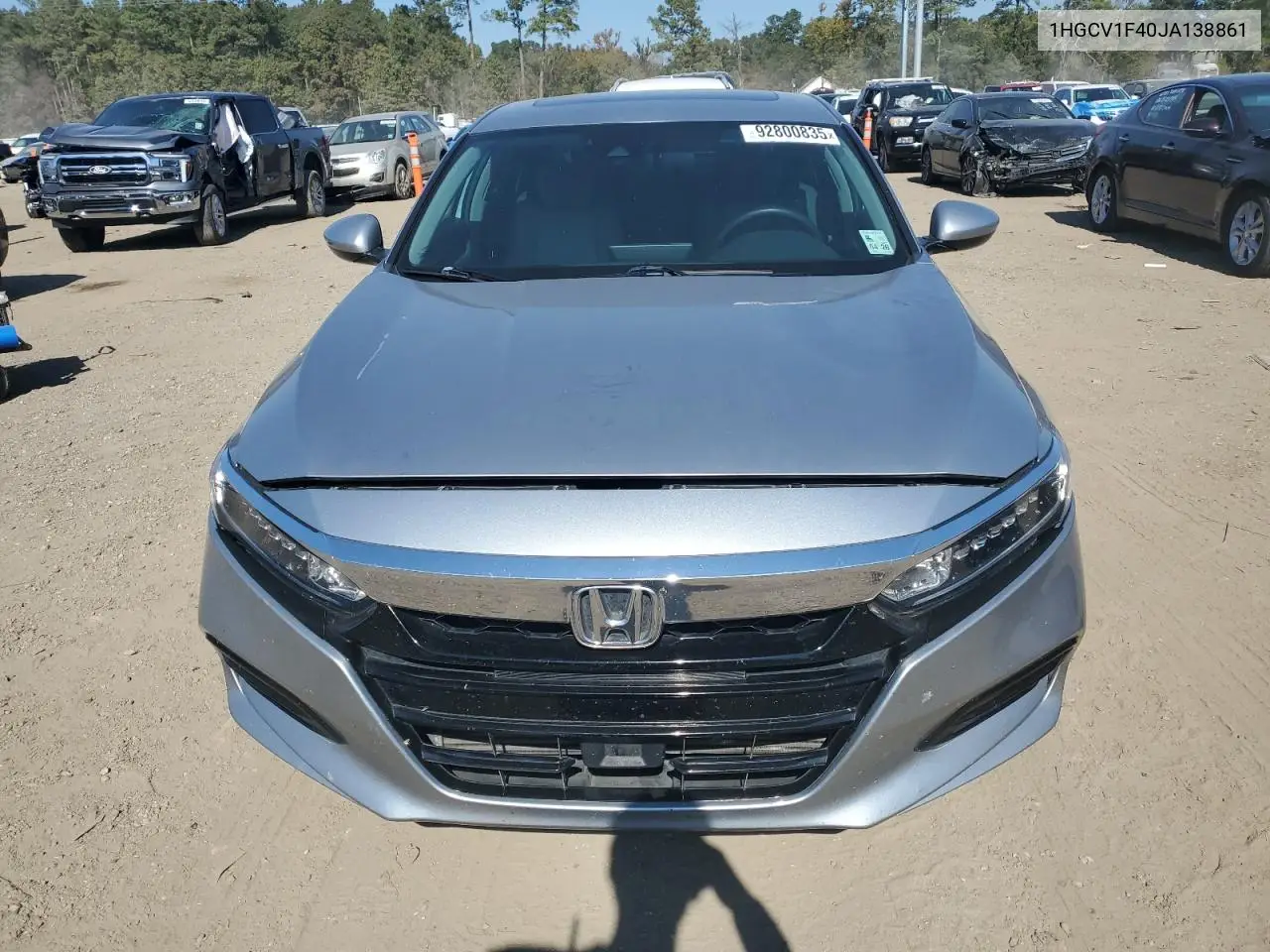 1HGCV1F40JA138861 2018 Honda Accord Ex
