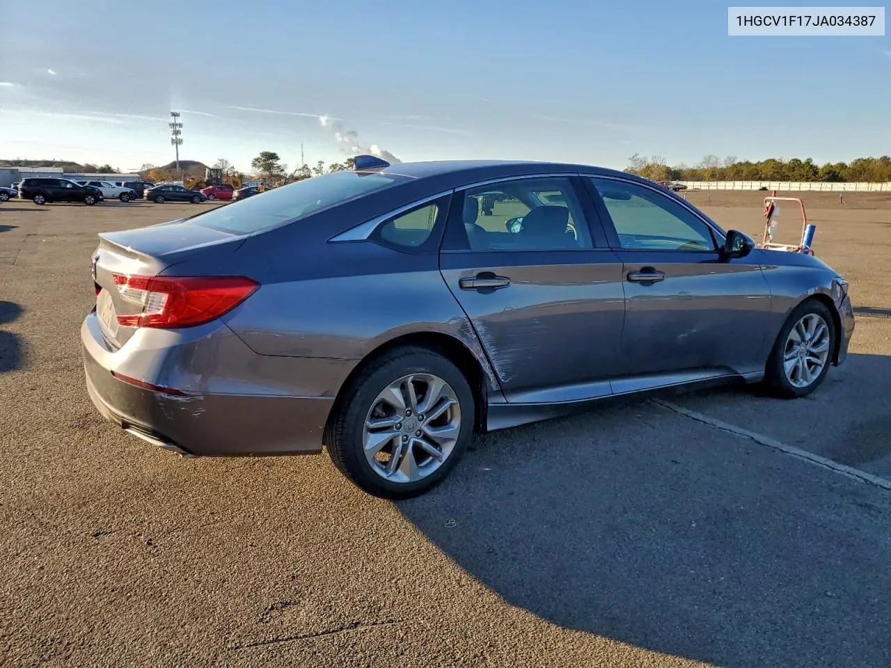 1HGCV1F17JA034387 2018 Honda Accord Lx