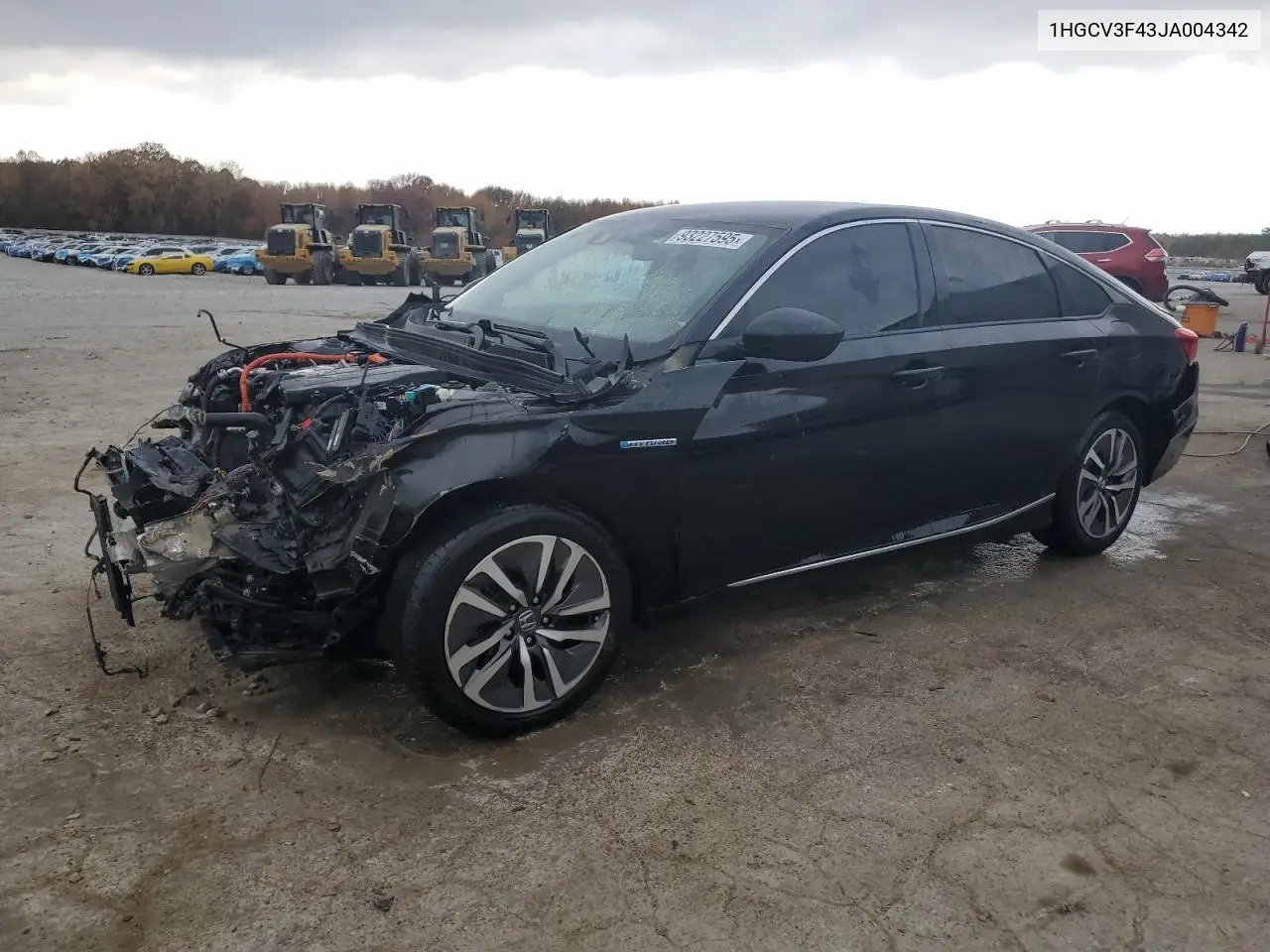 1HGCV3F43JA004342 2018 Honda Accord Hybrid Ex