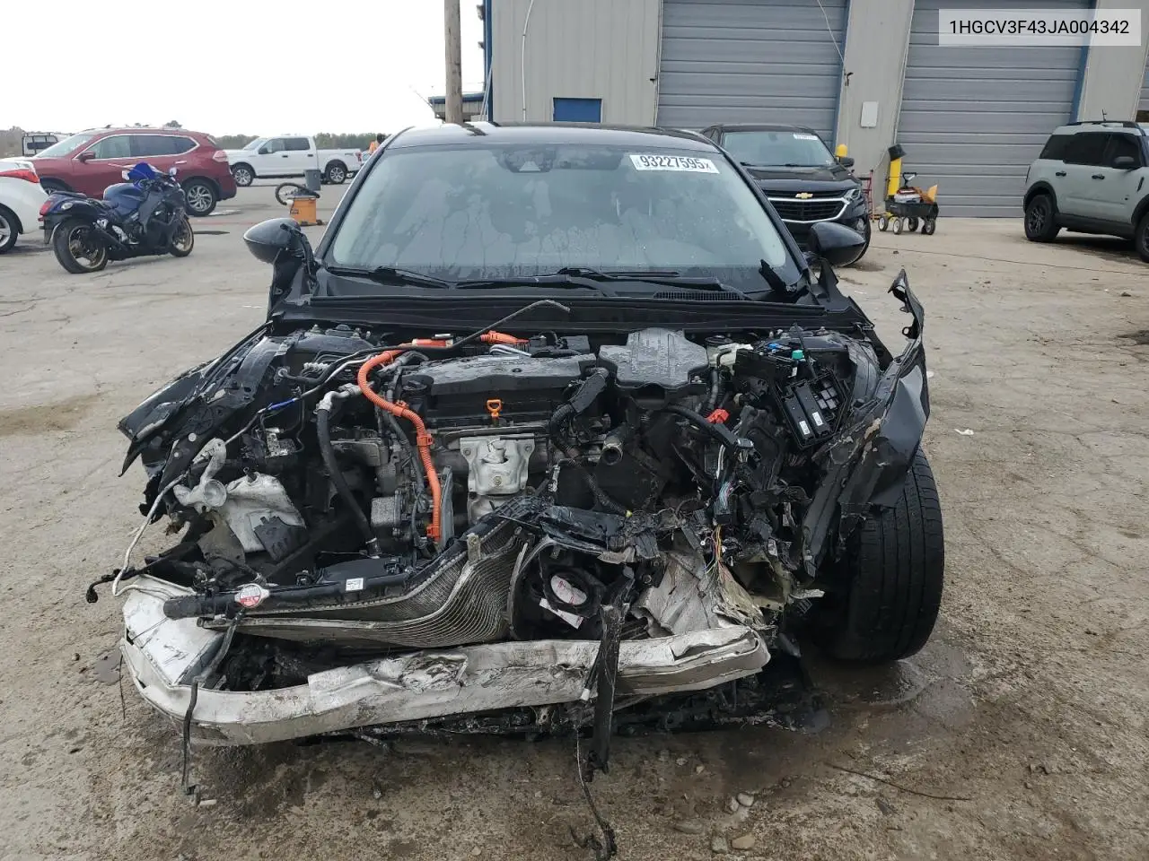 1HGCV3F43JA004342 2018 Honda Accord Hybrid Ex