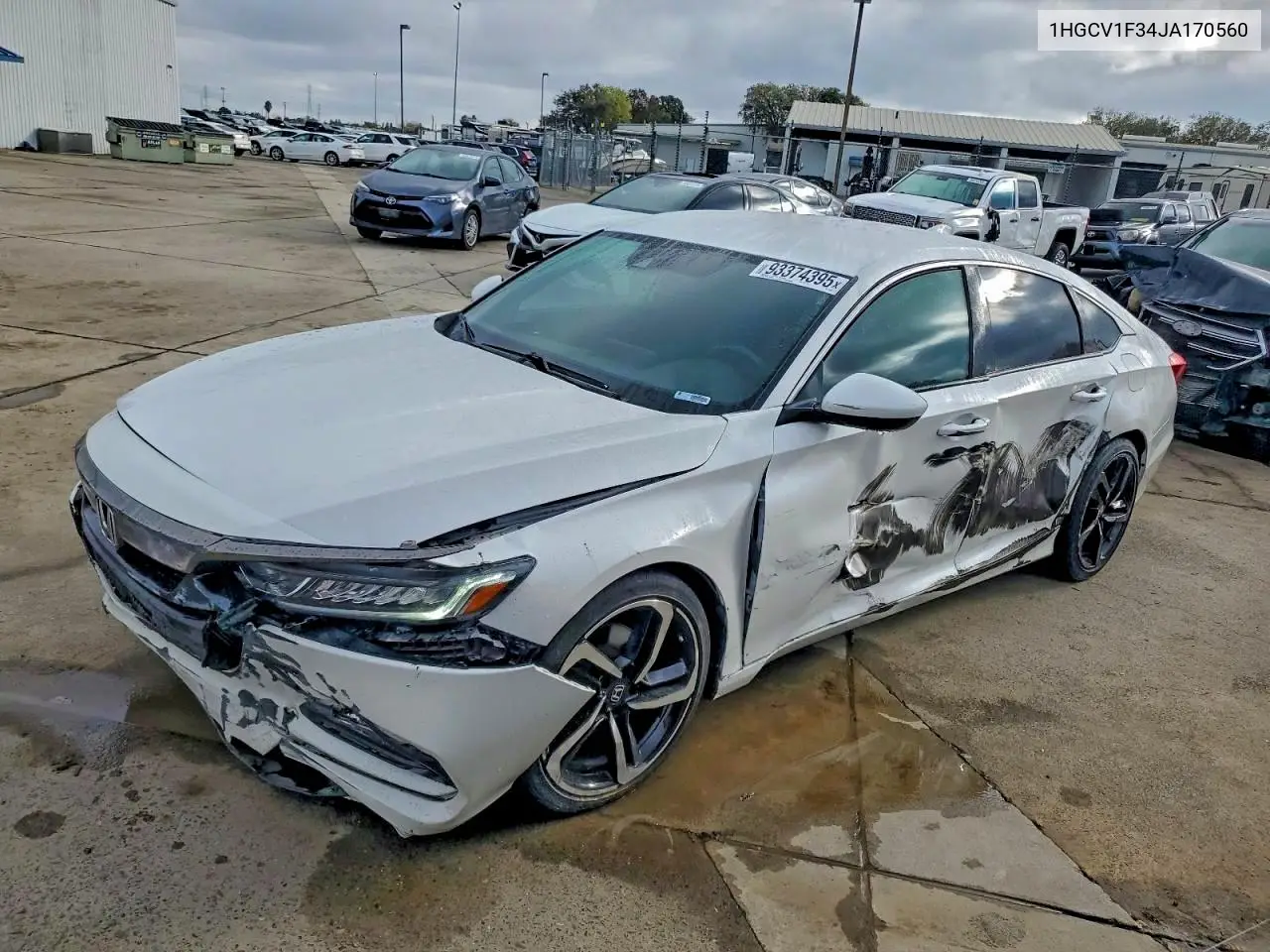 1HGCV1F34JA170560 2018 Honda Accord Sport
