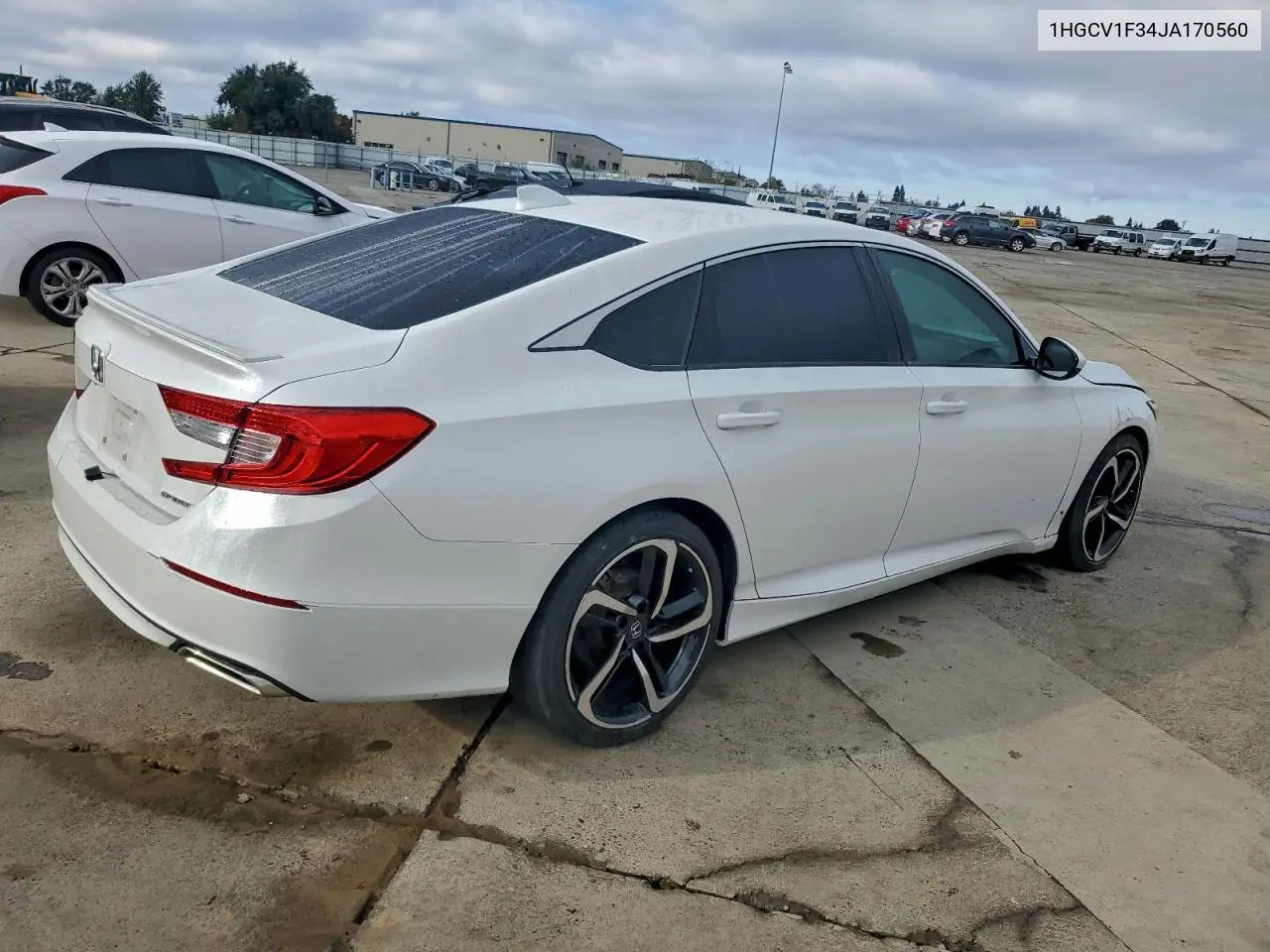 1HGCV1F34JA170560 2018 Honda Accord Sport