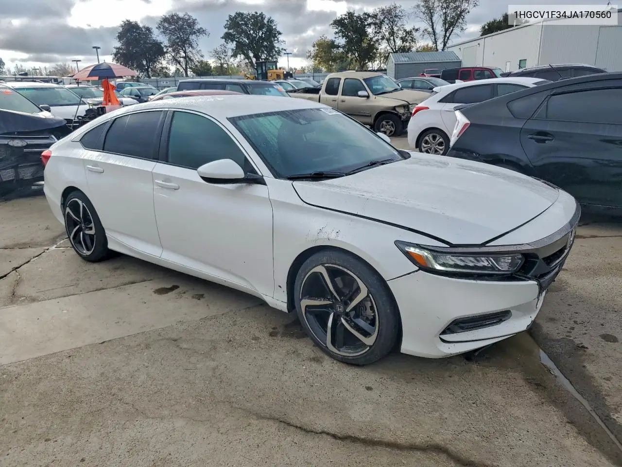 1HGCV1F34JA170560 2018 Honda Accord Sport