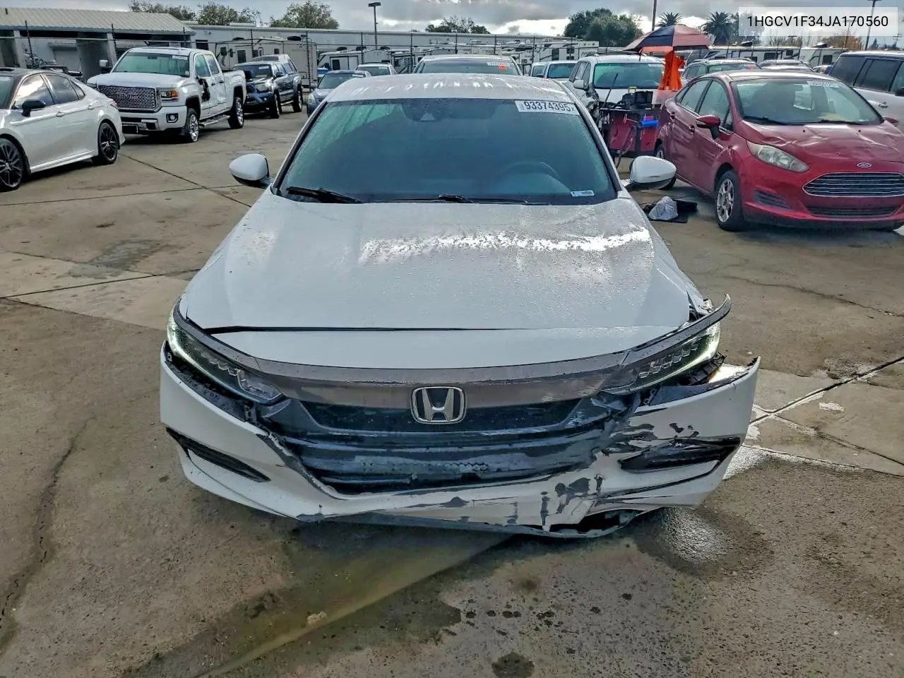 1HGCV1F34JA170560 2018 Honda Accord Sport