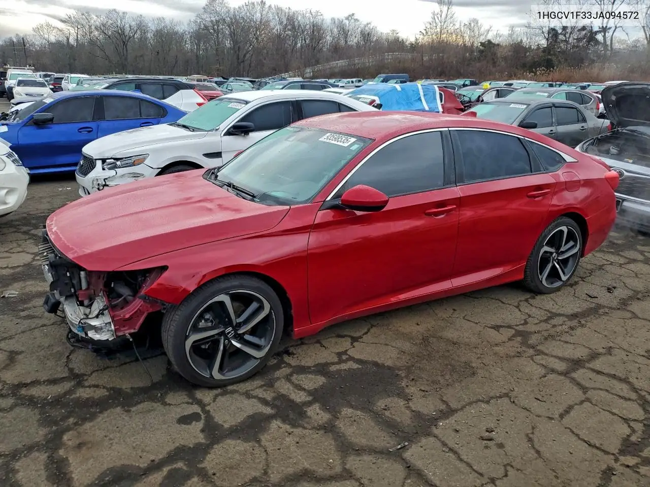 1HGCV1F33JA094572 2018 Honda Accord Sport