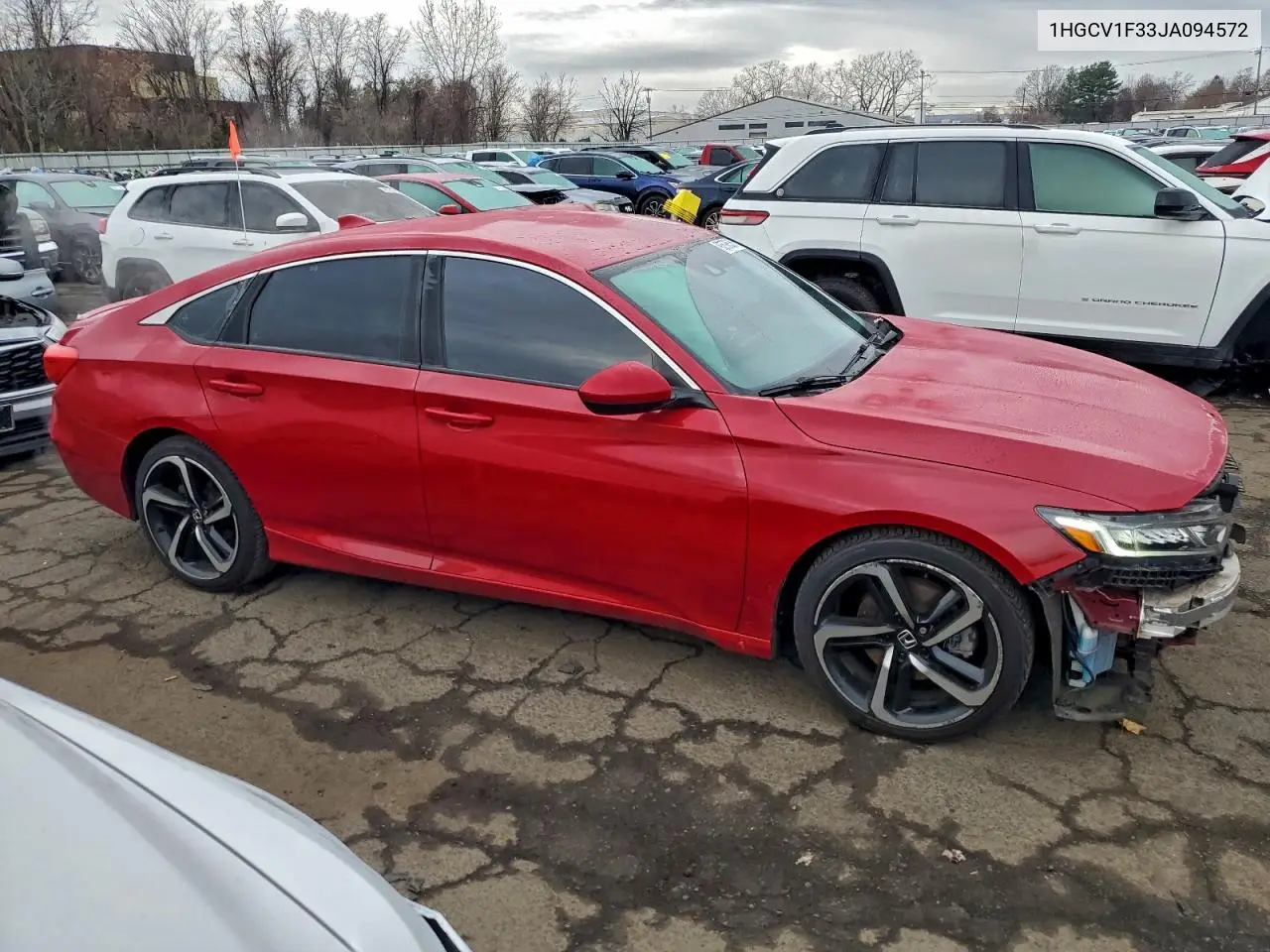 1HGCV1F33JA094572 2018 Honda Accord Sport