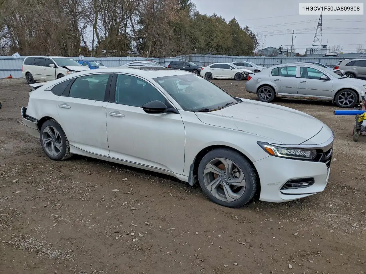 1HGCV1F50JA809308 2018 Honda Accord Exl