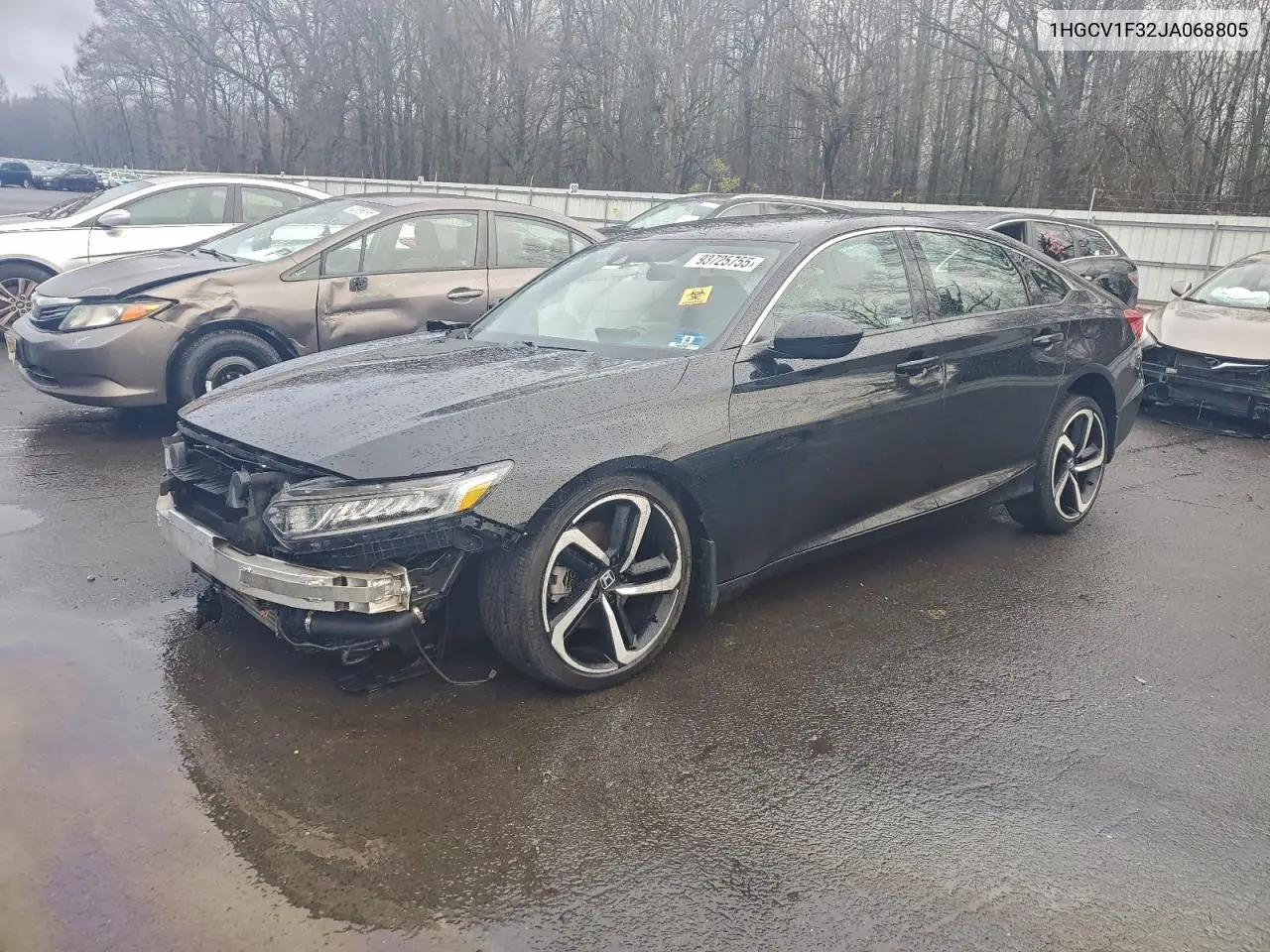 1HGCV1F32JA068805 2018 Honda Accord Sport