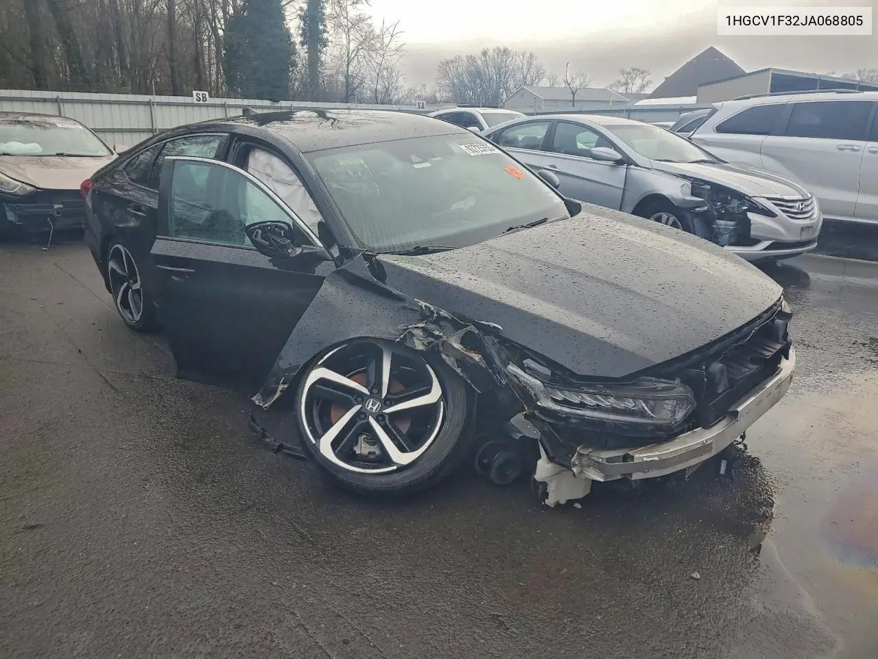 1HGCV1F32JA068805 2018 Honda Accord Sport
