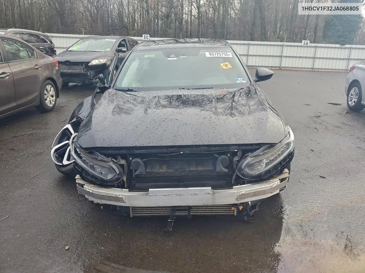 1HGCV1F32JA068805 2018 Honda Accord Sport