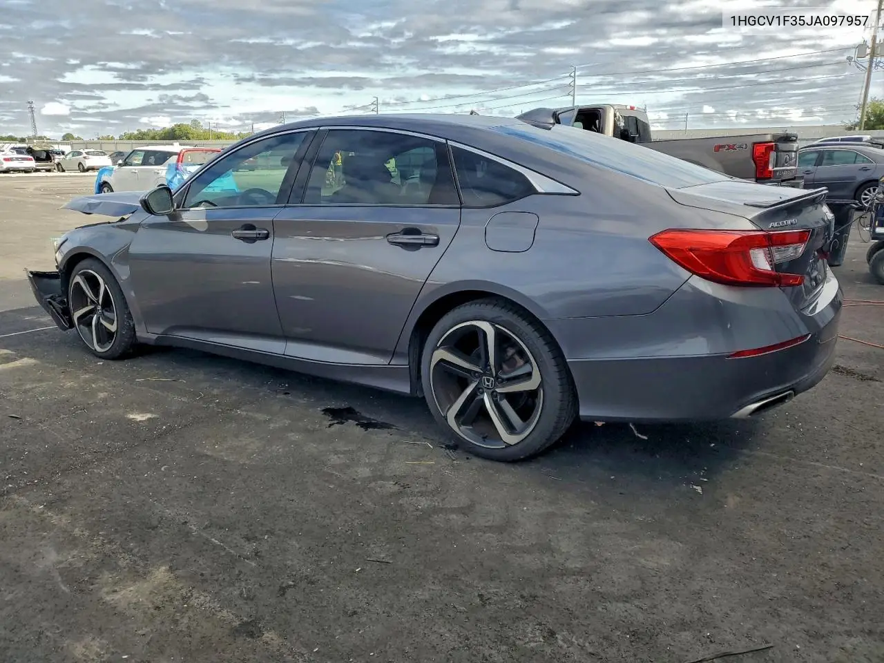 1HGCV1F35JA097957 2018 Honda Accord Sport