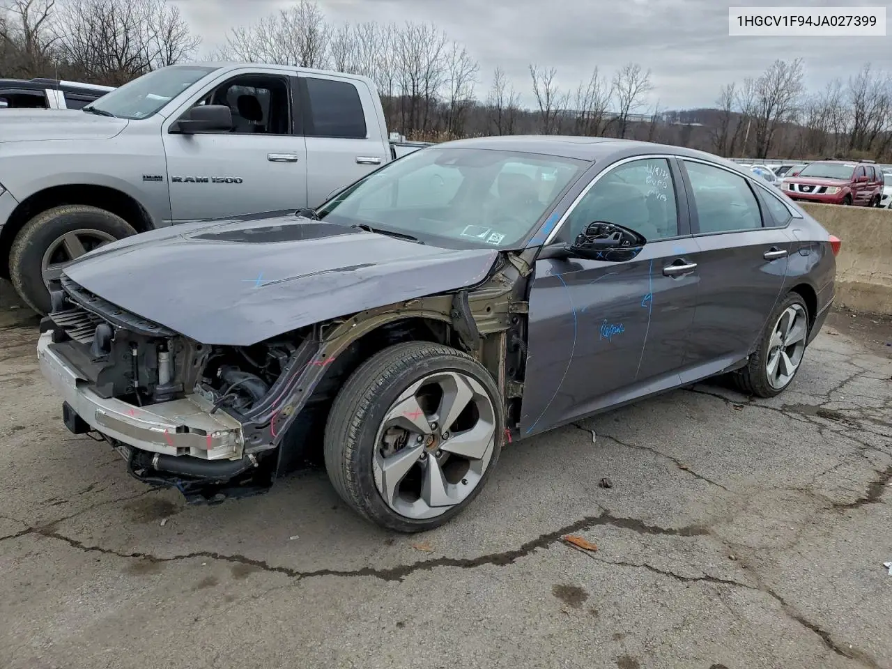 1HGCV1F94JA027399 2018 Honda Accord Touring