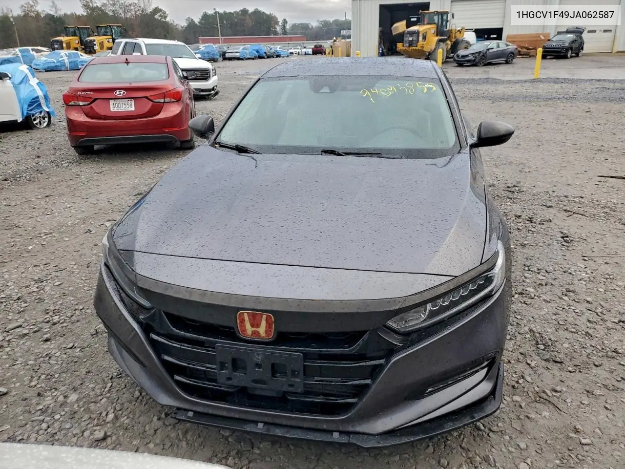 1HGCV1F49JA062587 2018 Honda Accord Ex