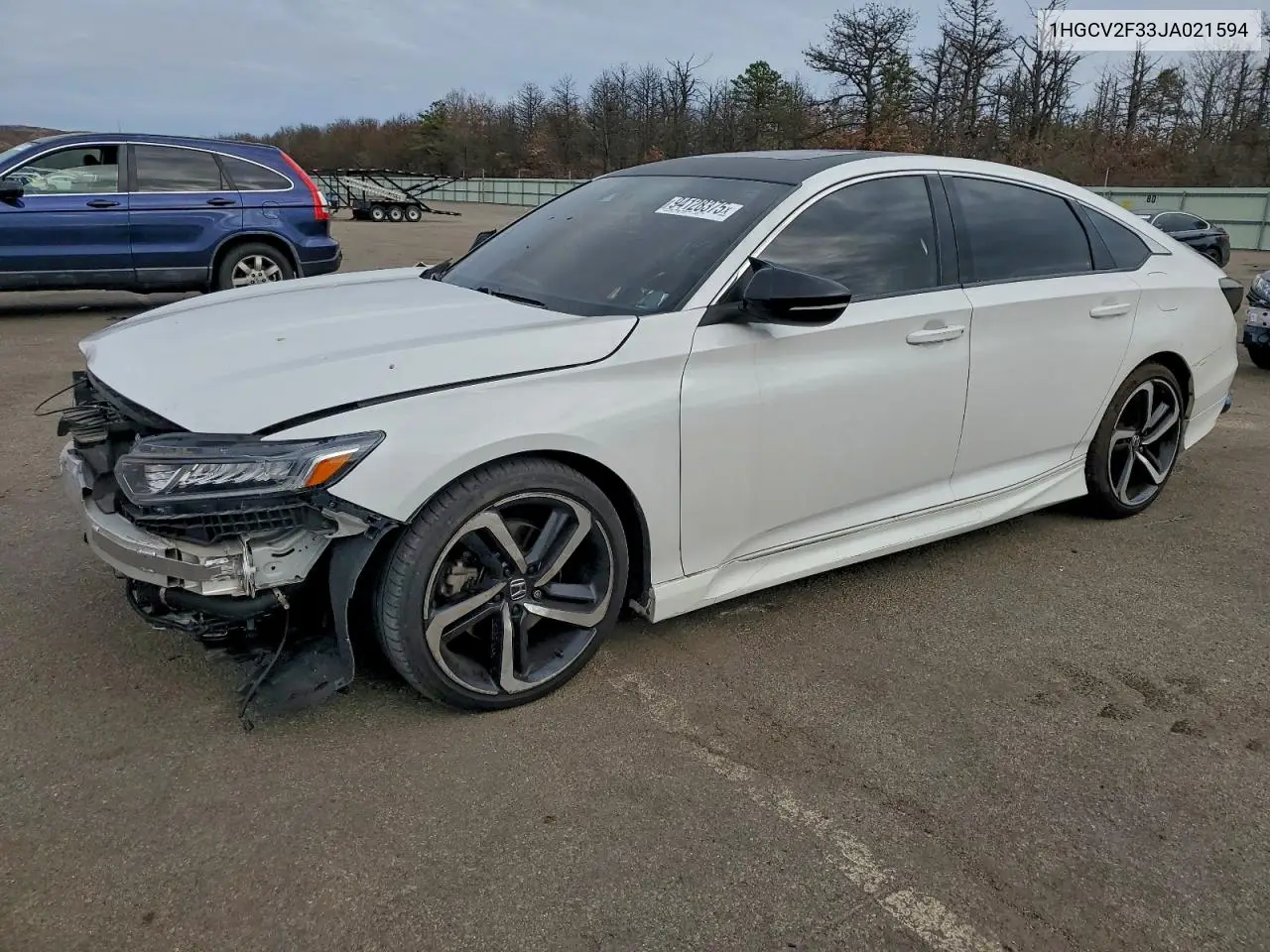 1HGCV2F33JA021594 2018 Honda Accord Sport