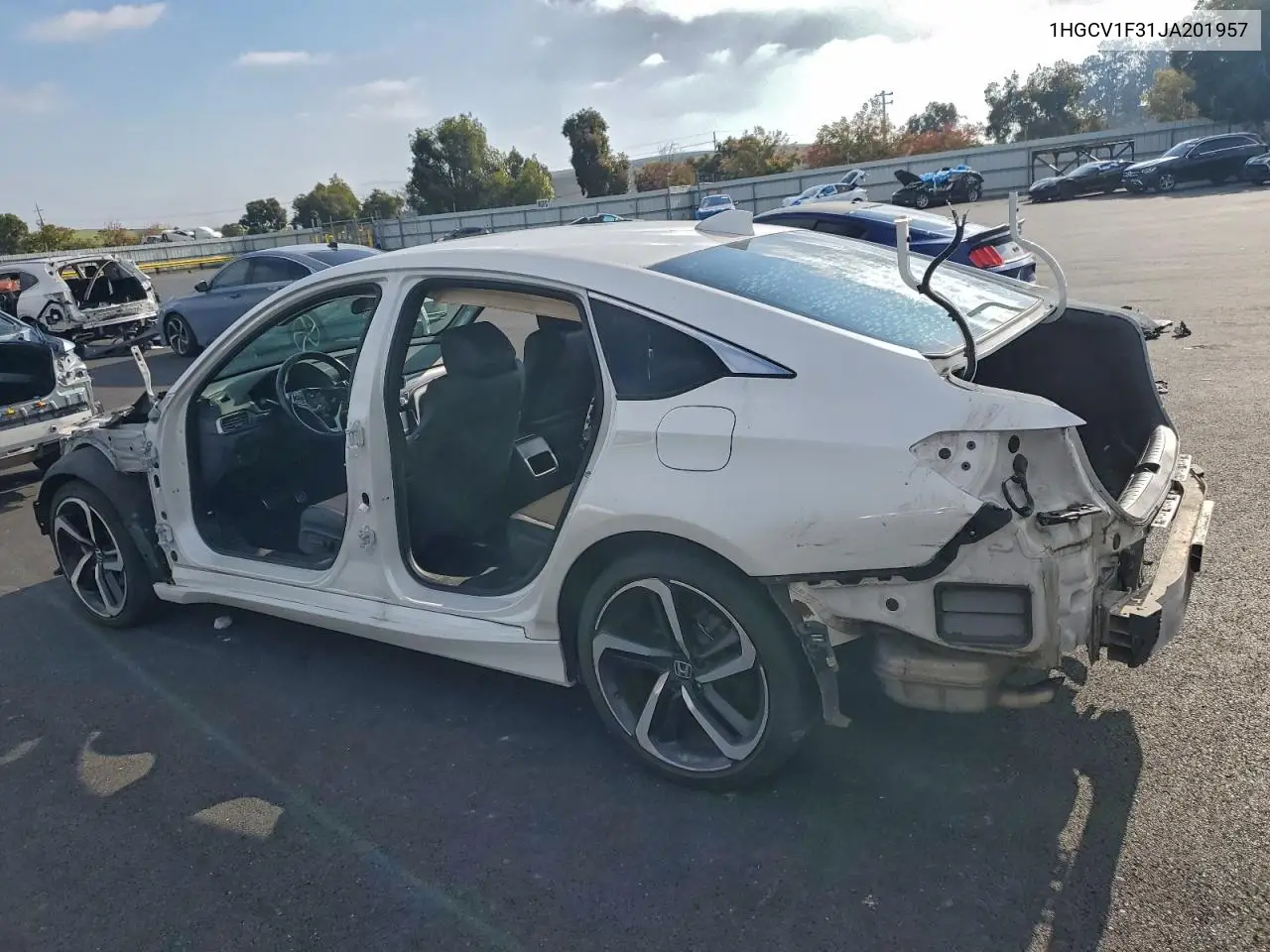 1HGCV1F31JA201957 2018 Honda Accord Sport