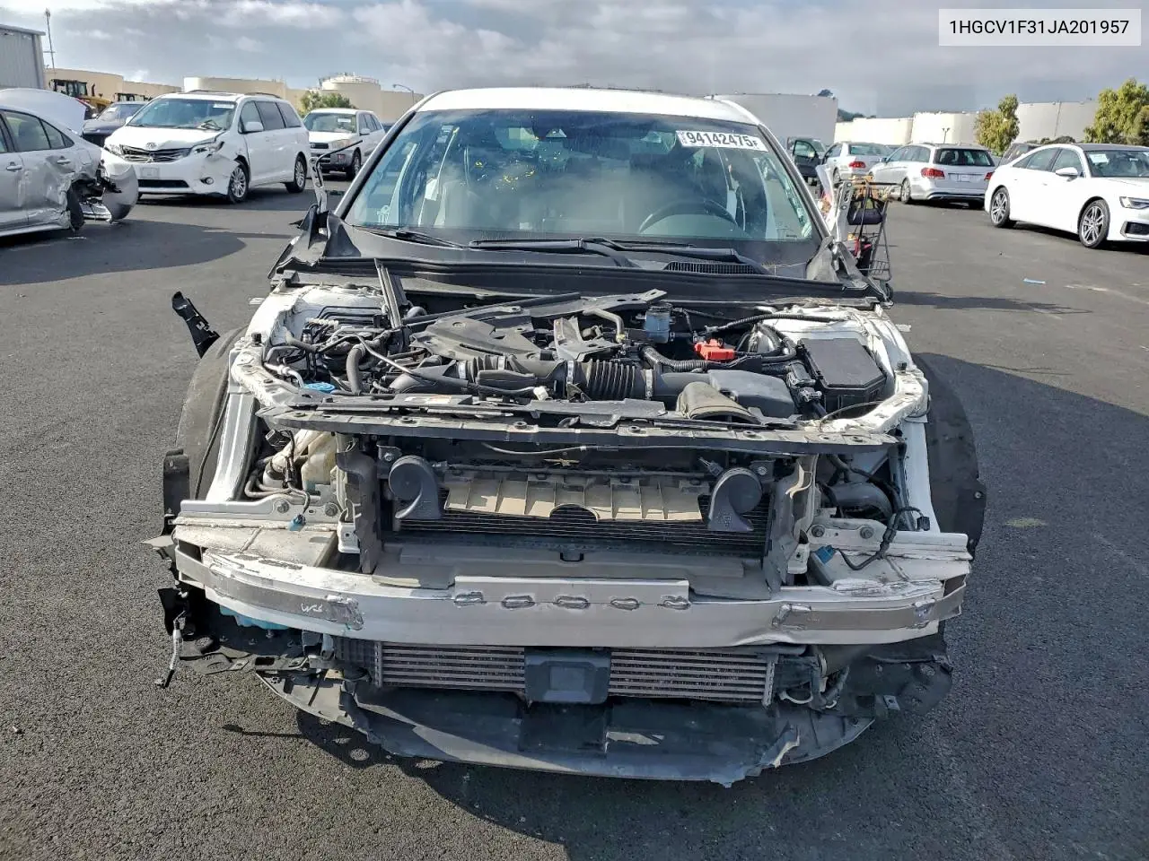 1HGCV1F31JA201957 2018 Honda Accord Sport