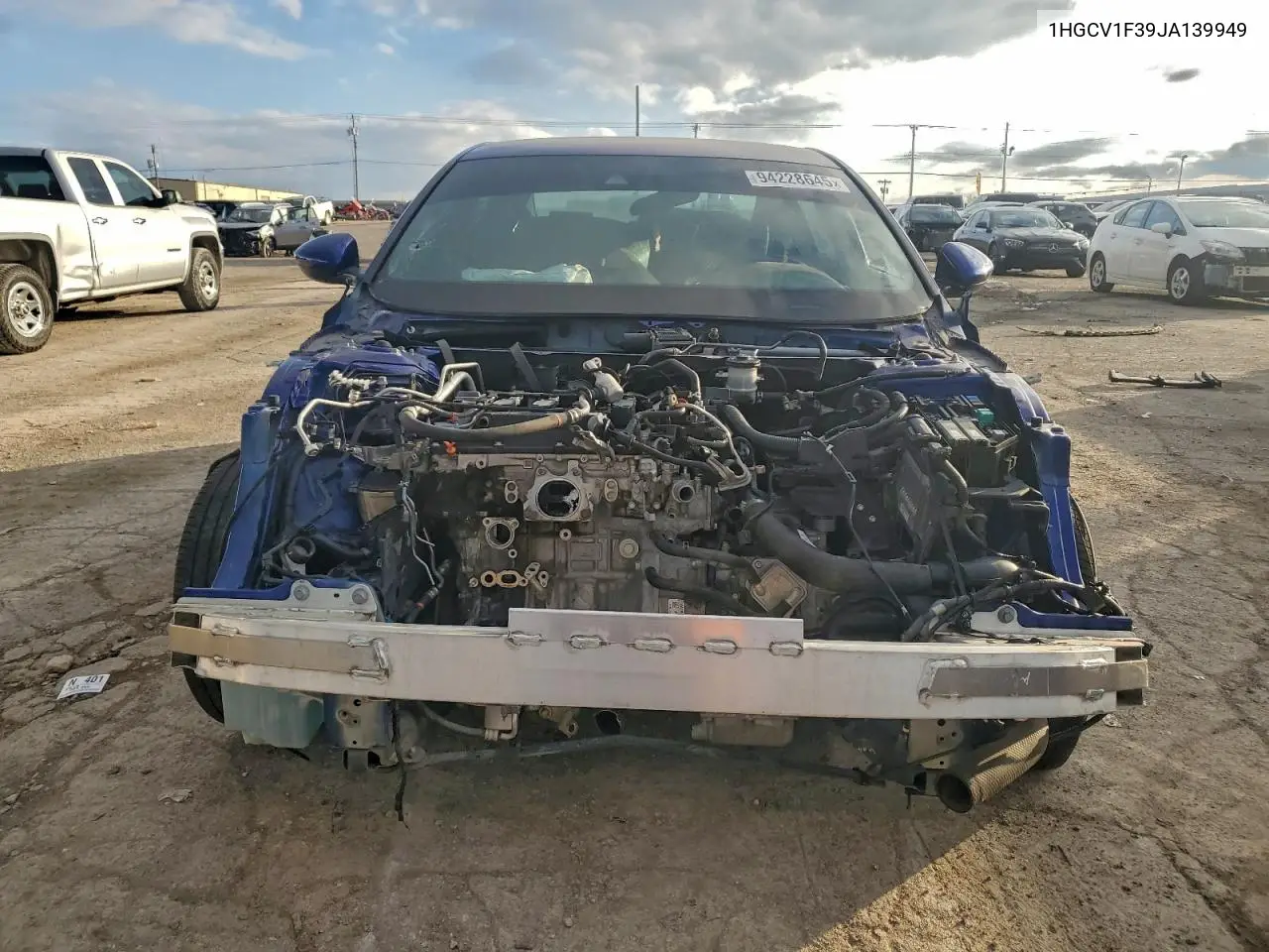 1HGCV1F39JA139949 2018 Honda Accord Sport