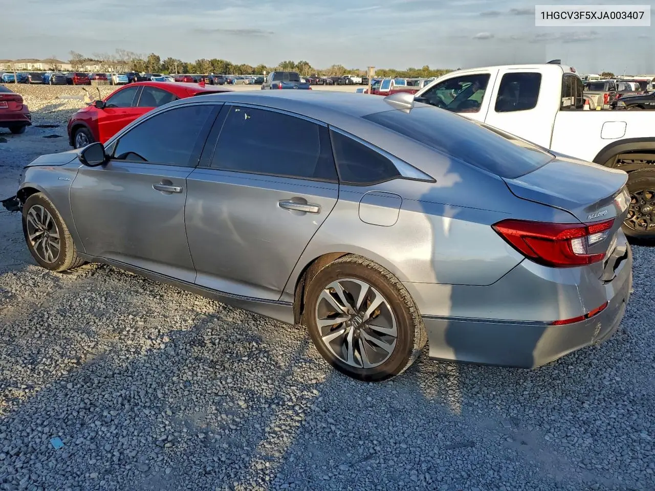 1HGCV3F5XJA003407 2018 Honda Accord Hybrid Exl