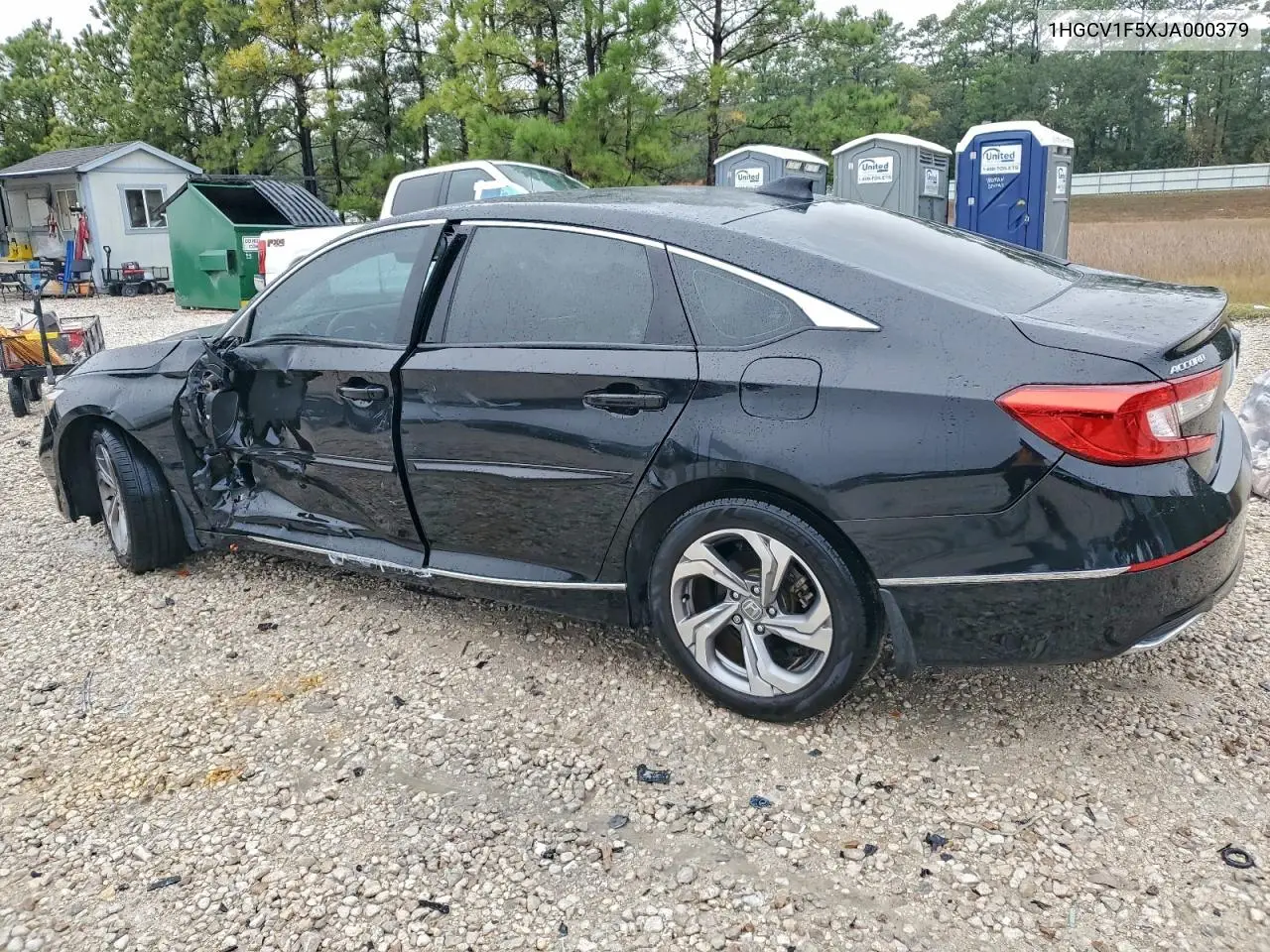 1HGCV1F5XJA000379 2018 Honda Accord Exl