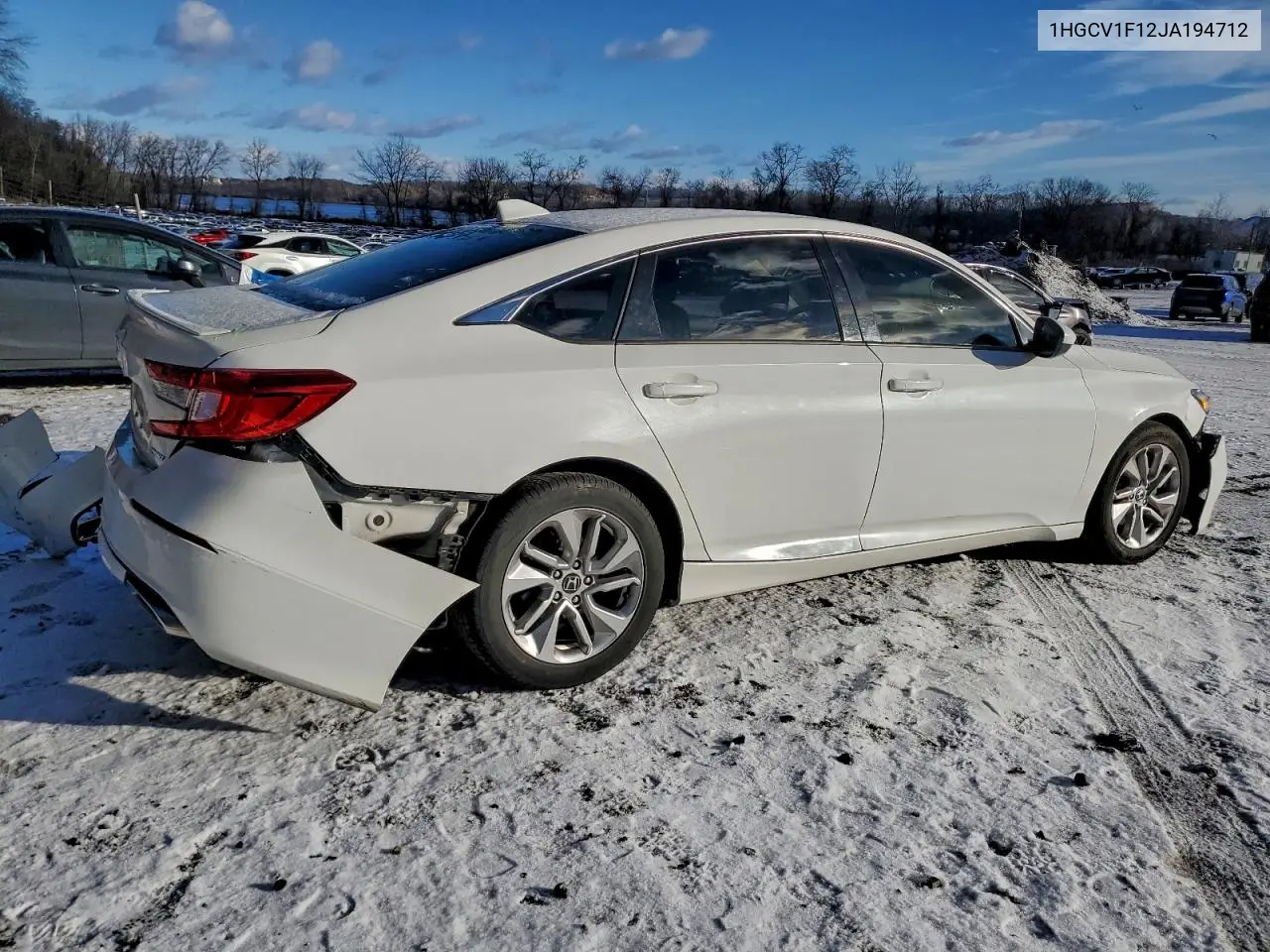 1HGCV1F12JA194712 2018 Honda Accord Lx