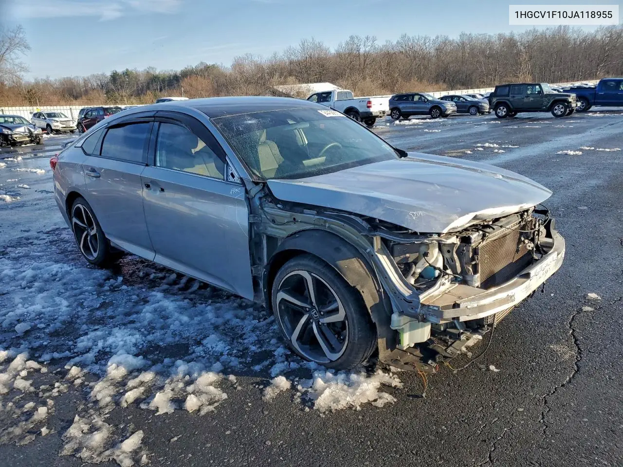 1HGCV1F10JA118955 2018 Honda Accord Lx