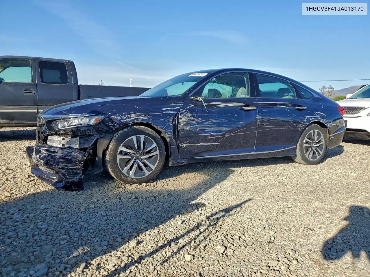1HGCV3F41JA013170 2018 Honda Accord Hybrid Ex