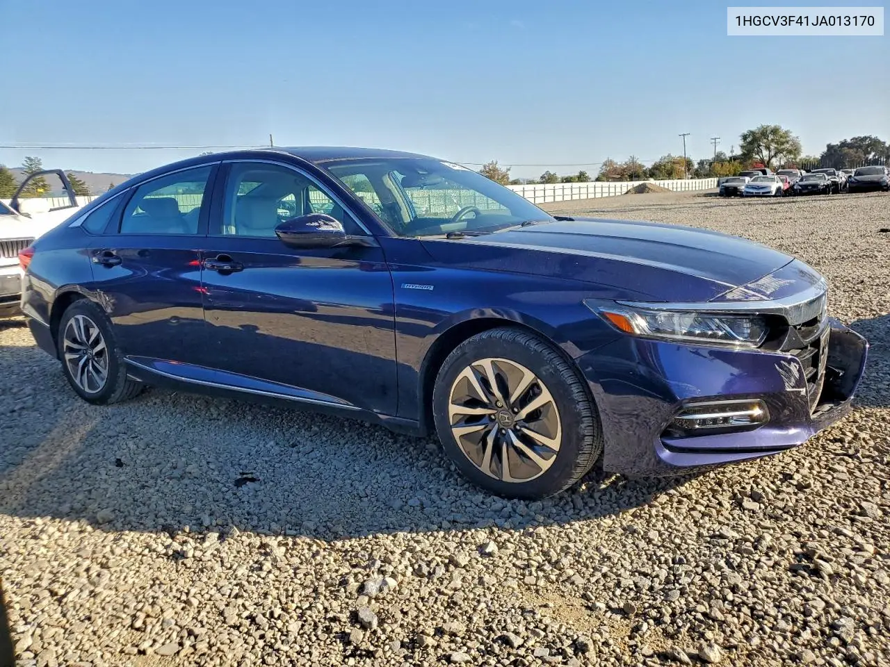 1HGCV3F41JA013170 2018 Honda Accord Hybrid Ex