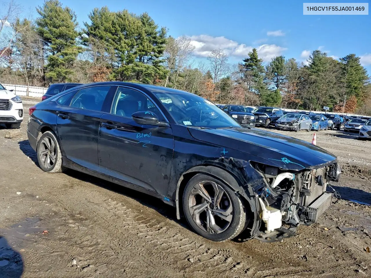 1HGCV1F55JA001469 2018 Honda Accord Exl
