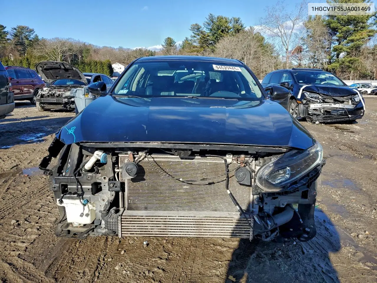 1HGCV1F55JA001469 2018 Honda Accord Exl