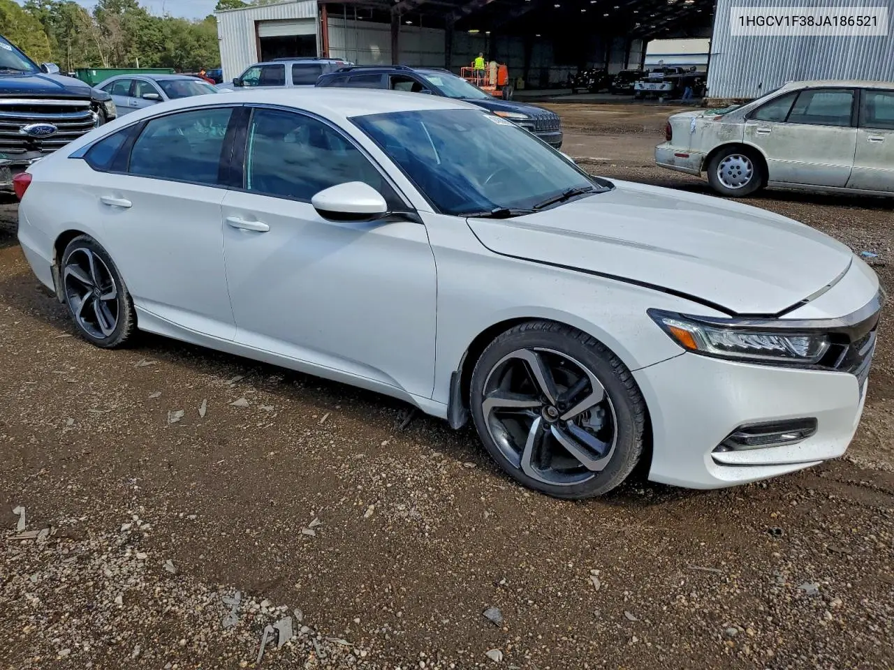 1HGCV1F38JA186521 2018 Honda Accord Sport